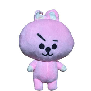 BTS BT21 Jung Kook "Cooky" Pink Bunny Doll Plushie 12" NEW